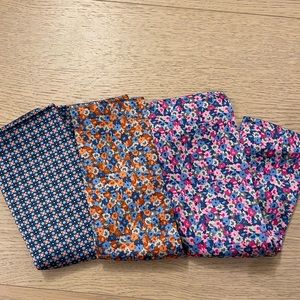 Pack of 3 Silk Pocket Squares